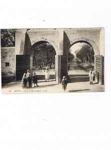 SETIF    LL   17   porte et rue  d alger    carte neuve