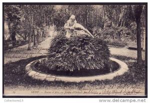 ALGERIE - Sétif - Statue d´Acis, au jardin d´Orléans