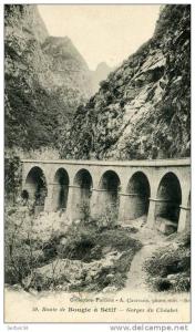 ALGERIE  - DZ-C1  - ROUTE DE BOUGIE A SETIF  - CORGES DU CHÂABET
