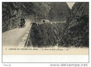 ALGERIE GORGES DU CHABET EL AKRA LA ROUTE DE SETIF A BOUGIE