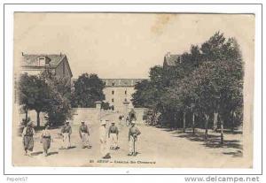 Sétif , Caserne des chasseurs, cpa