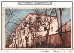 CPA - 19 - SETIF - CASERNE DE L´AVIATION - ANIMEE