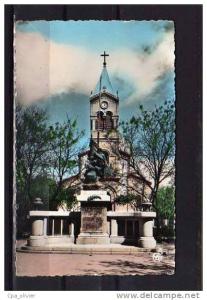 ALGERIE Setif Eglise, Monument aux Morts, couleur, ed Sirecky 3, CPSM 9x14, 195?