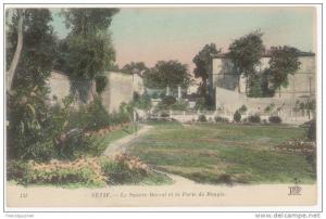 CPA SETIF - SQUARE BARRAL ET LA PORTE DE BOUGIE