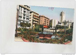 cp , ALGERIE , Mostaganem , Square du Docteur Quérat