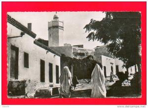 CPSM  ALGERIE  -  MOSTAGANEM  -  23  Mosquée Sidi Ali Mohamed  ( Animée )