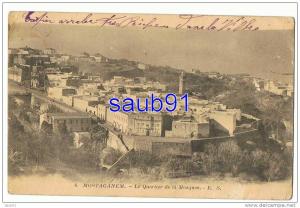 Mostaganem - Le Quartier de la Mosquée-  E.S.n°6  -Circulé    -Réf9132