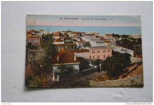 MOSTAGANEM -EX ALGERIE FRANCAISE - QUARTIER DE L AVENUE RAYN-SUR REBORD PLATEAU COTIER -104 M ALTITUDE