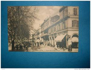 MOSTAGANEM place de la république CAFE DE LA PERLE  CIRCULEE 1934 L31