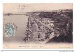 MOSTAGANEM - Le port et les quais