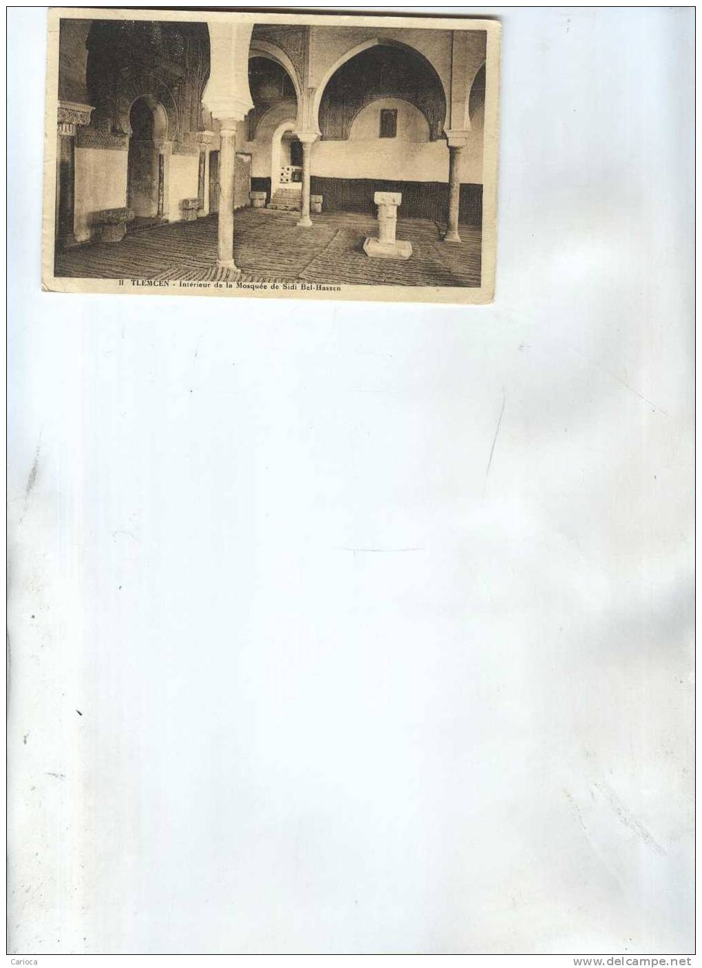 CP TLEMCEN  INTERIEUR DE LA MOSQUEE DE SIDI BEL HASSEN