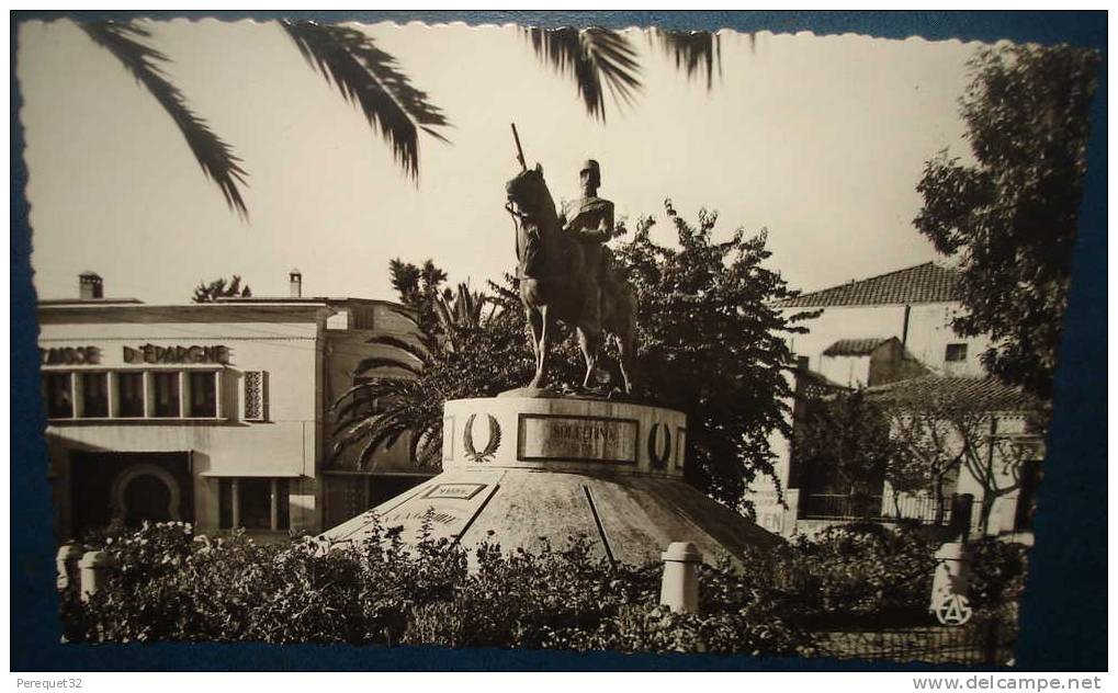 TLEMCEN.Le monument du 2eme chasseurs d'afrique.Cpsm,voyagée,be