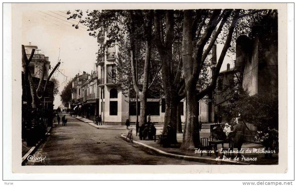 Tlemcen Esplanade du Méchouar et Rue de France