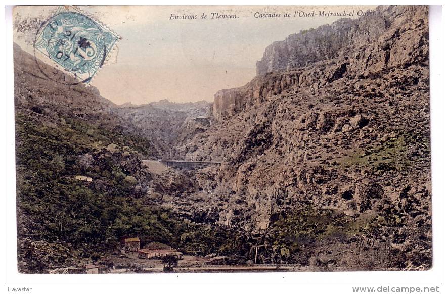 ENVIRONS DE TLEMCEN - CASCADES DE L´OUED MEFROUCH EL OURIT