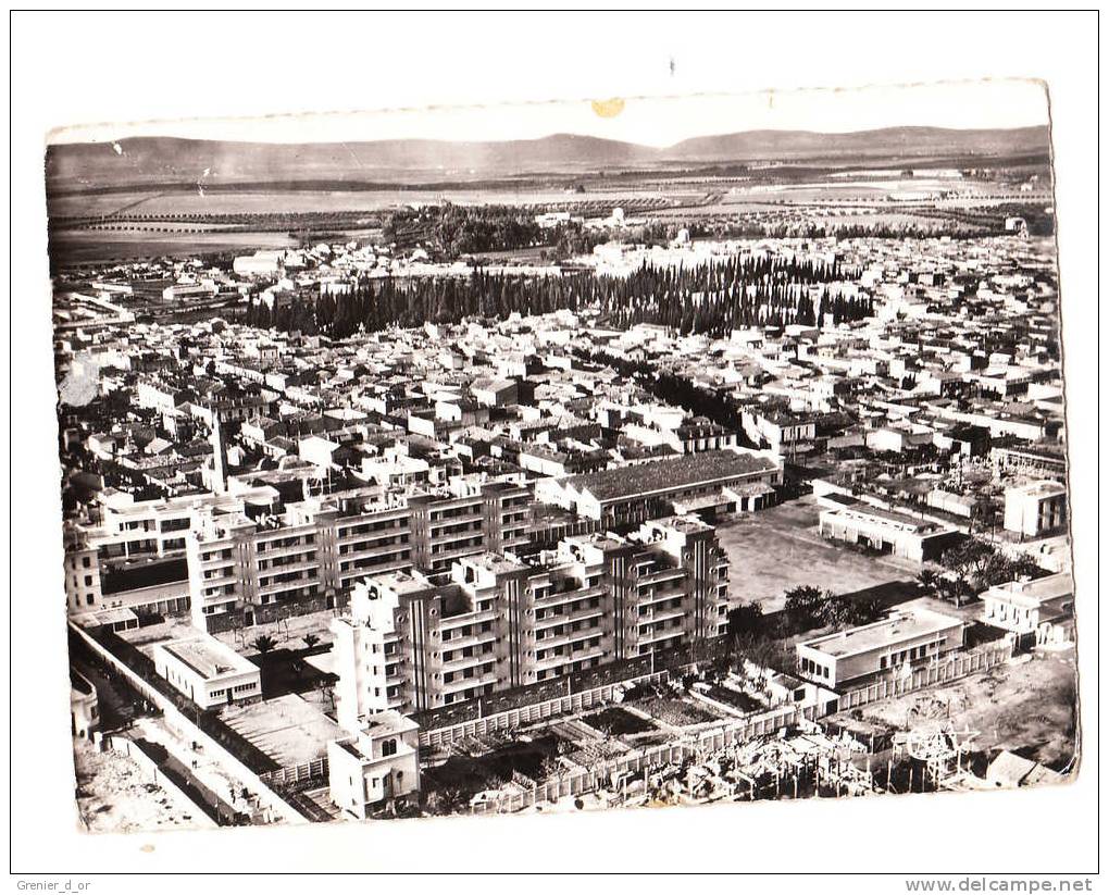 vue aerienne sur la ville et le plateau bugeaud