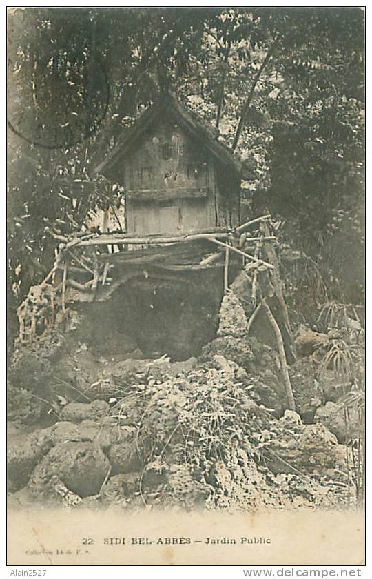 SIDI-BEL-ABBES - Jardin Public (Coll. Idéale PS 22)