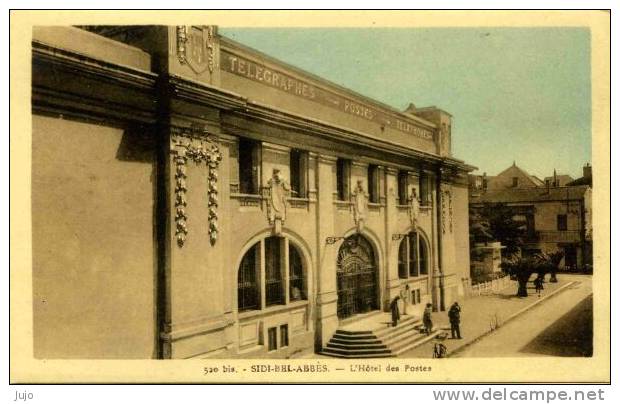 ALGERIE - SIDI BEL ABES - L'Hôtel des Postes