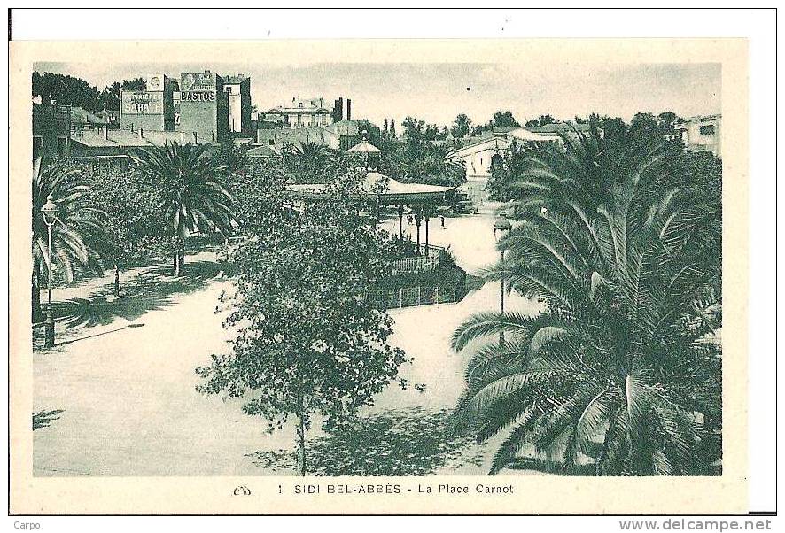 SIDI-BEL-ABBÈS - Place Carnot.