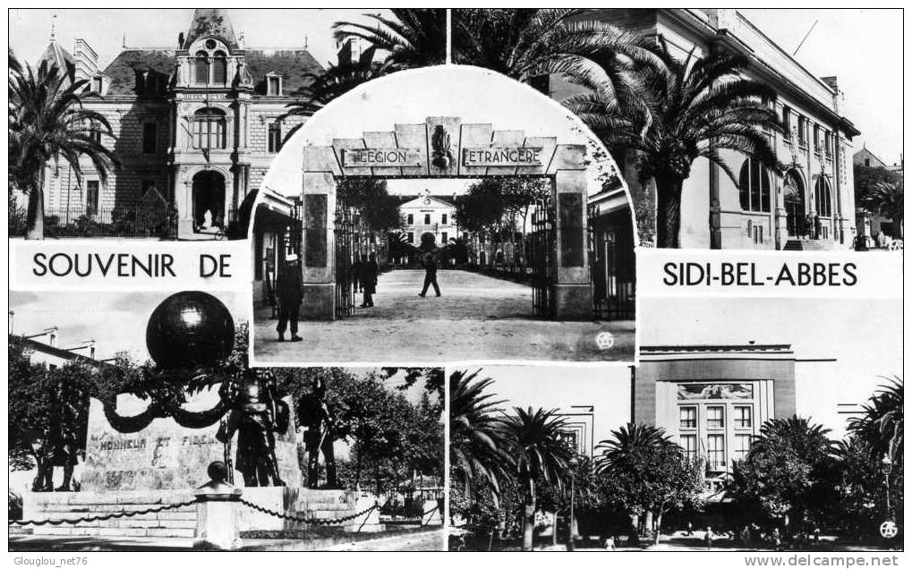 SOUVENIR DE SIDI BEL ABBES....5 VUES.....CPSM PETIT FORMAT
