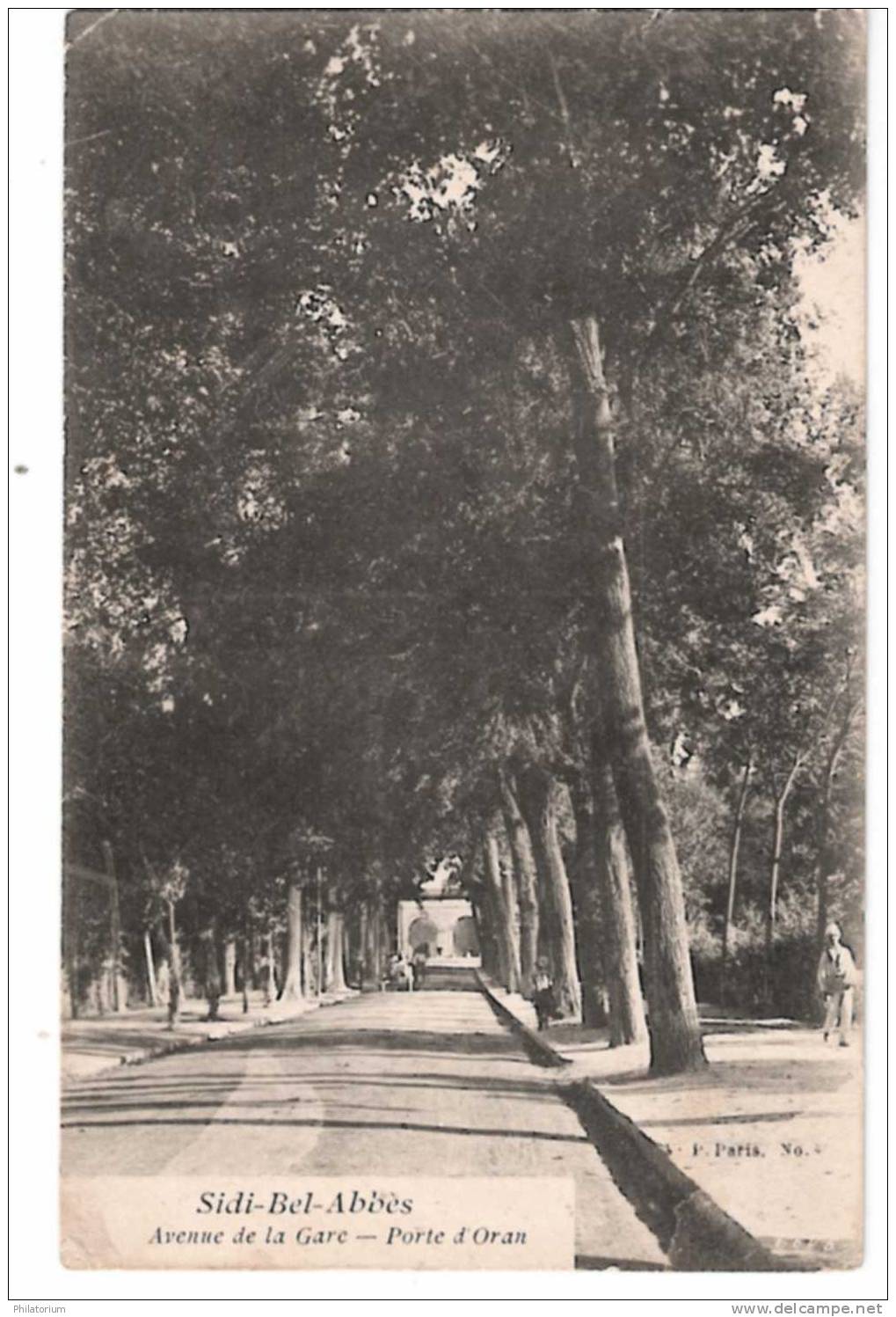 Algérie  SIDI BEL ABBES  Avenue de la gare  Porte d´ Oran