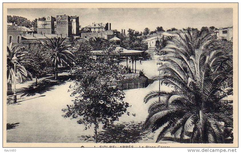 ALGERIE SIDI BEL ABBES La Place Carnot