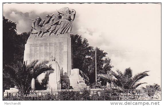 ALGERIE.SIDI BEL ABBES.MONUMENT AUX MORTS SEMI MODERNE