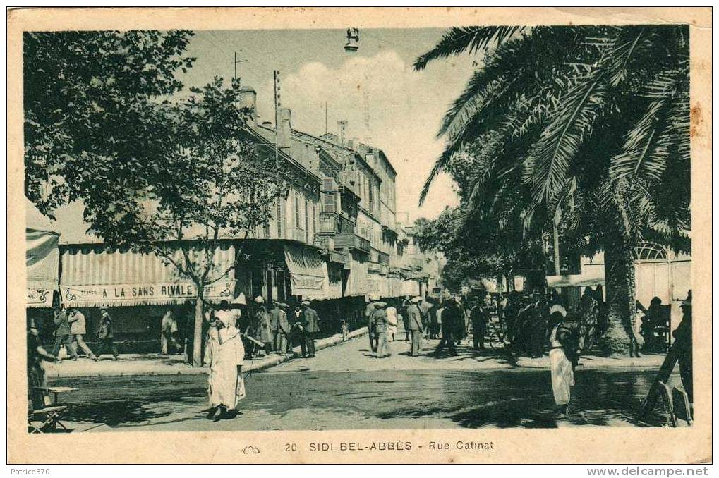 ALGERIE SIDI BEL ABBES - Rue Catinat