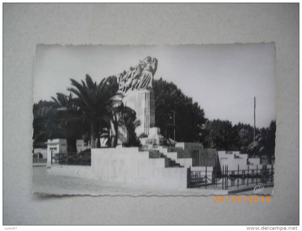 CPSM DE SIDI BEL ABBES le Monument des 2 Guerres