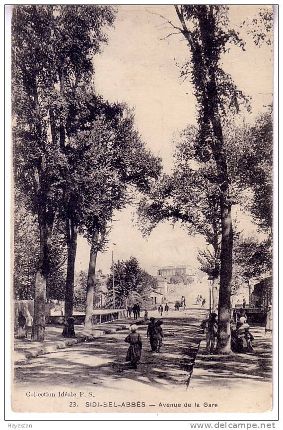 SIDI BEL ABBES - AVENUE DE LA GARE