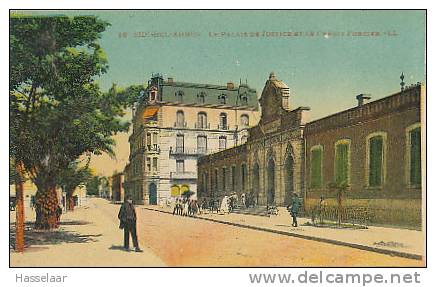 Sidi-bel-Abbès - Le Palais de Justice et le Crédit Foncier