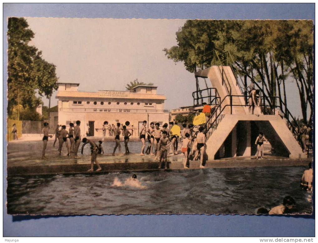 CPA - ALGERIE - SIDI.BEL.ABBES - LA PISCINE - DENTELEE