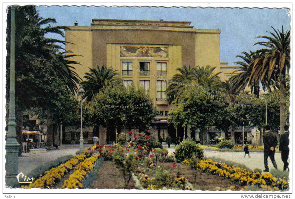 Carte Postale Afrique Algérie  Sidi-bel-Abbès  le théâtre municipal  trés beau plan