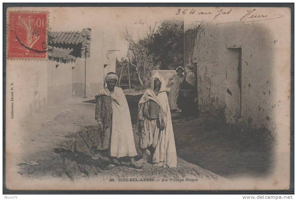 SIDI-BEL-ABBES - Au Village Nègre - 1907