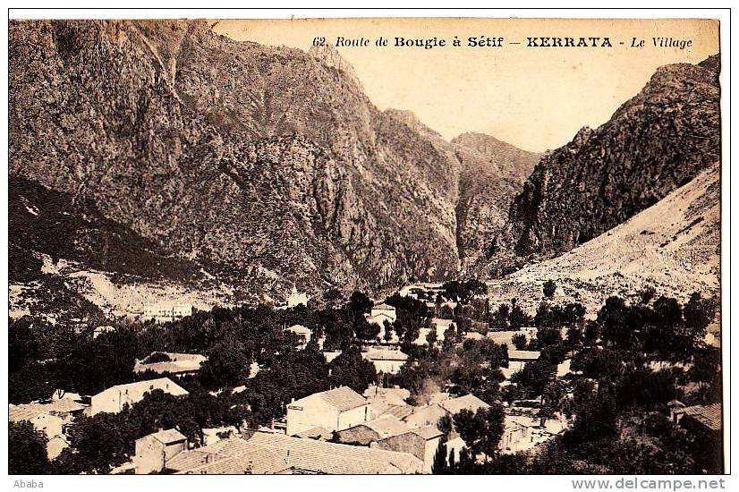 ROUTE DE BOUGIE A SETIF KERRATA LE VILLAGE