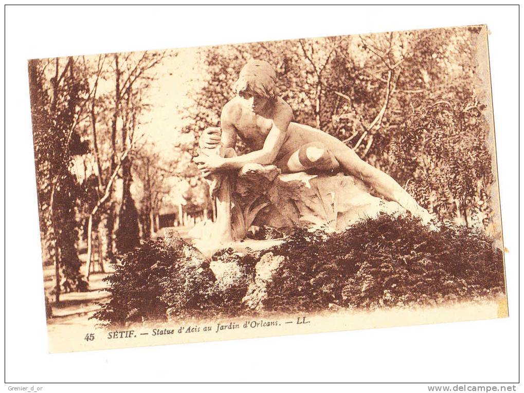 statue d'acis au jardin d'orleans