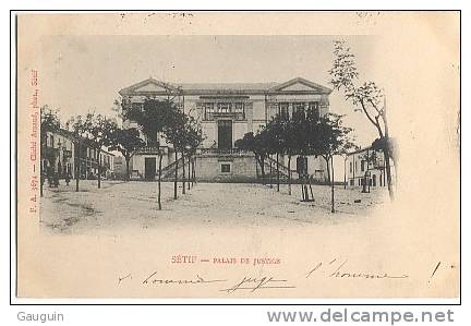 CPA - SETIF - PALAIS DE JUSTICE - Editions ARNAUD / N° 3674