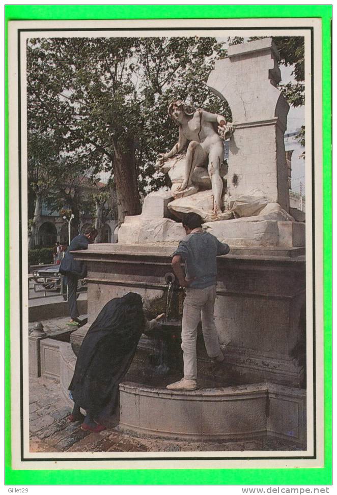 SETIF, ALGÉRIE - FONTAINE AIN FOUARA - ANIMÉE - LAOUSSATI, IMP. - ÉCRITE -
