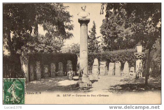 28 / SETIF / COLONNE DU DUC D ORLEANS  / 1914