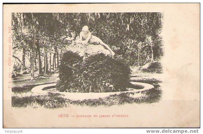 Sétif  Fontaine du jardin d'Orléans - (c1092)