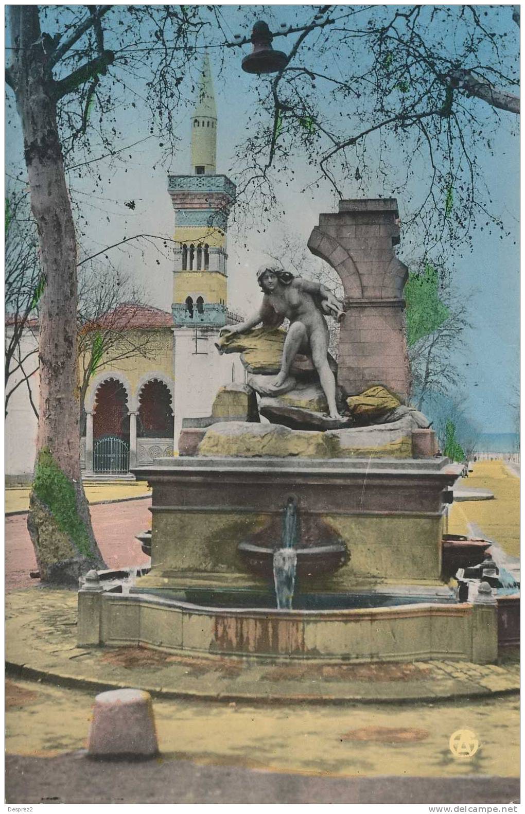 SETIF cpsm Fontaine Monumentale et Mosquée              9 Sirecky
