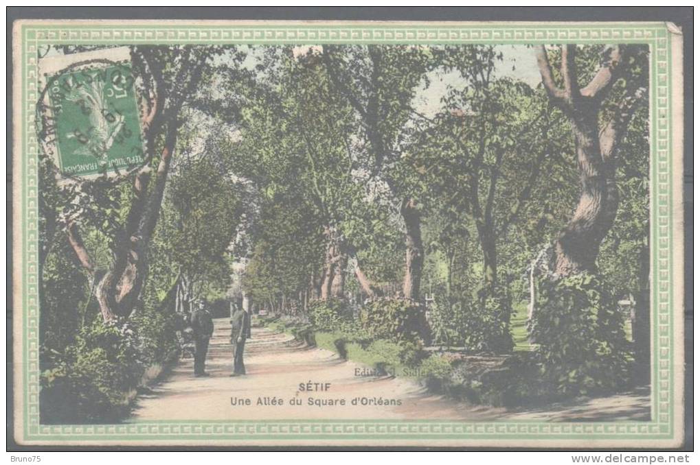 SETIF - Une Allée du Square d´Orléans