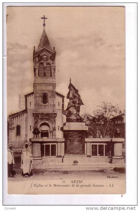 SETIF.MONUMENT GUERRE 14/18.