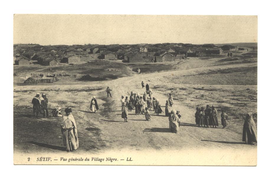 ALGERIE        SETIF  vue du village  (animée)