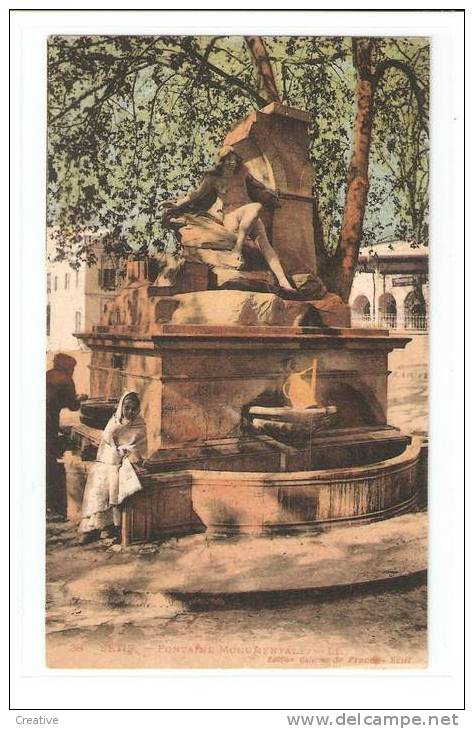SETIF.Fontaine Monumentale(cpa animée)