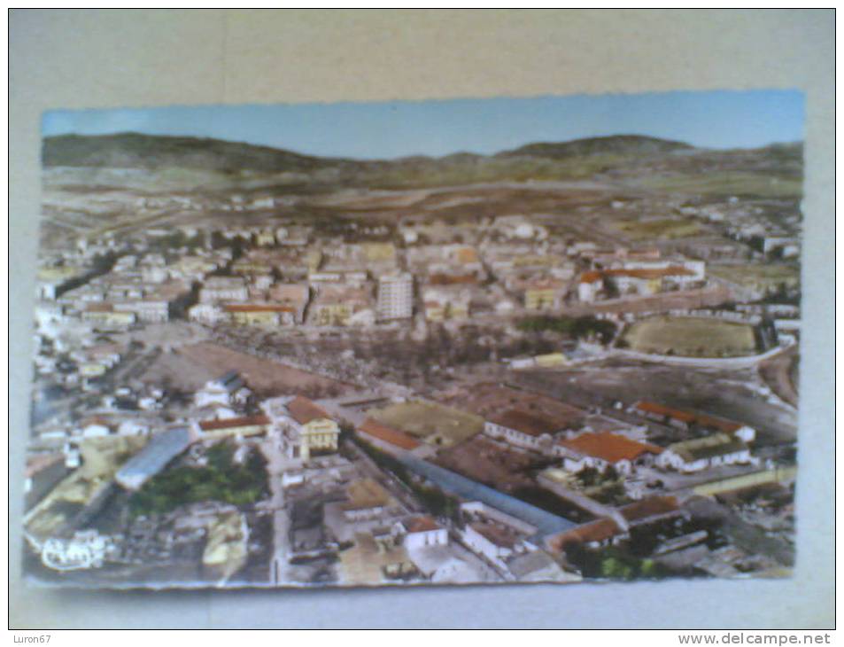 CPSM DE SETIF vue aérienne le marché et le stade girod