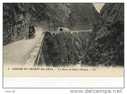 ALGERIE GORGES DU CHABET EL AKRA LA ROUTE DE SETIF A BOUGIE