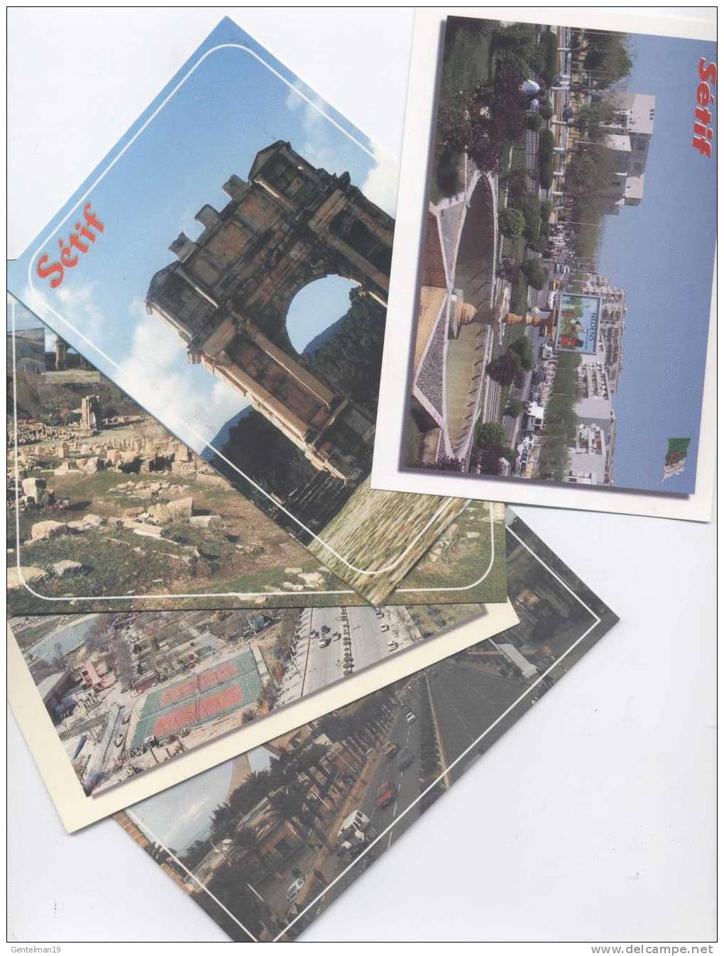 5 cartes postale neufs de setif