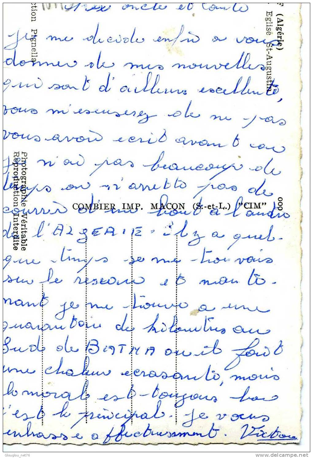 SETIF....EGLISE ST-AUGUSTIN.....CPSM  PETIT FORMAT