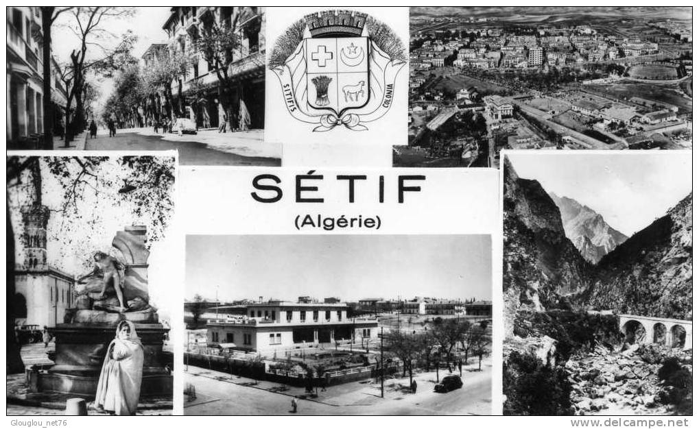 SETIF...5 VUES......CPSM PETIT FORMAT