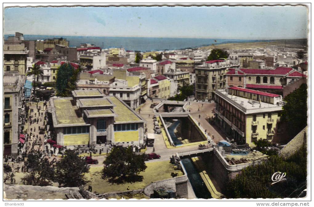 Algerie / MOSTAGANEM Vue générale sur le Marché et les Ponts du Ravin.................[77 4]